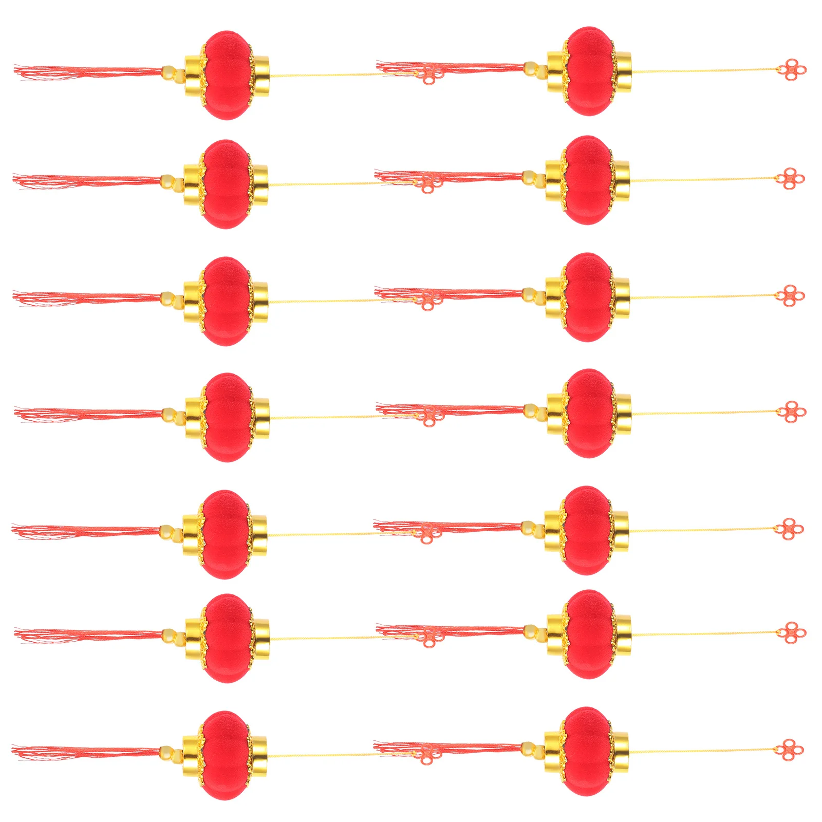 

30Pcs Chinese New Year Lantern Pendants Small Hanging Decor for Window Door Tree Car Holiday Party Home Warming Gift Idea