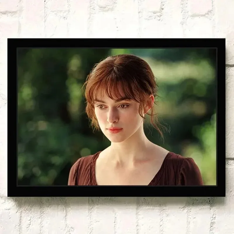 الفيلم الكلاسيكي الكبرياء والتحامل كيرا نايتلي الحد الأدنى جدار الفن طباعة قماش اللوحة الملصقات لغرفة المعيشة ديكور المنزل