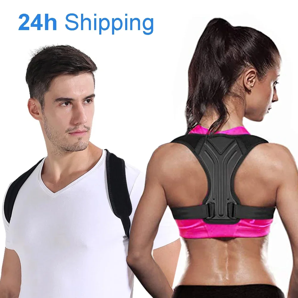 Adjustable Posture Corrector Back Support Shoulder Brace Correction Spine Health Fixer Tape