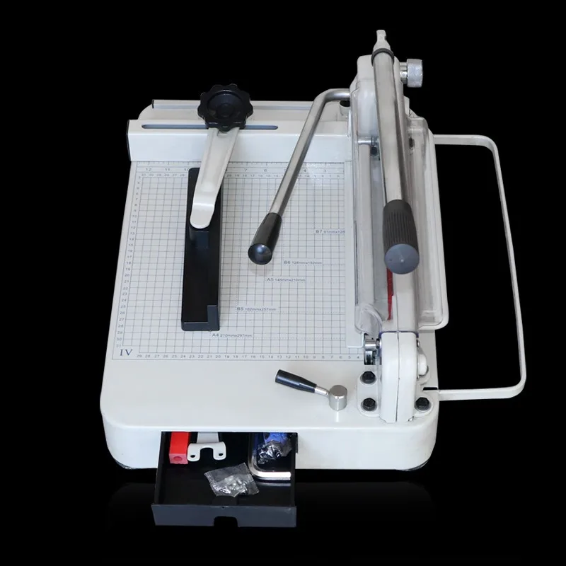 868A4 Manual Paper Cutter Thick Layer Paper Cutter Thickness 4cm Heavy-duty Paper Cutter Bidding Book