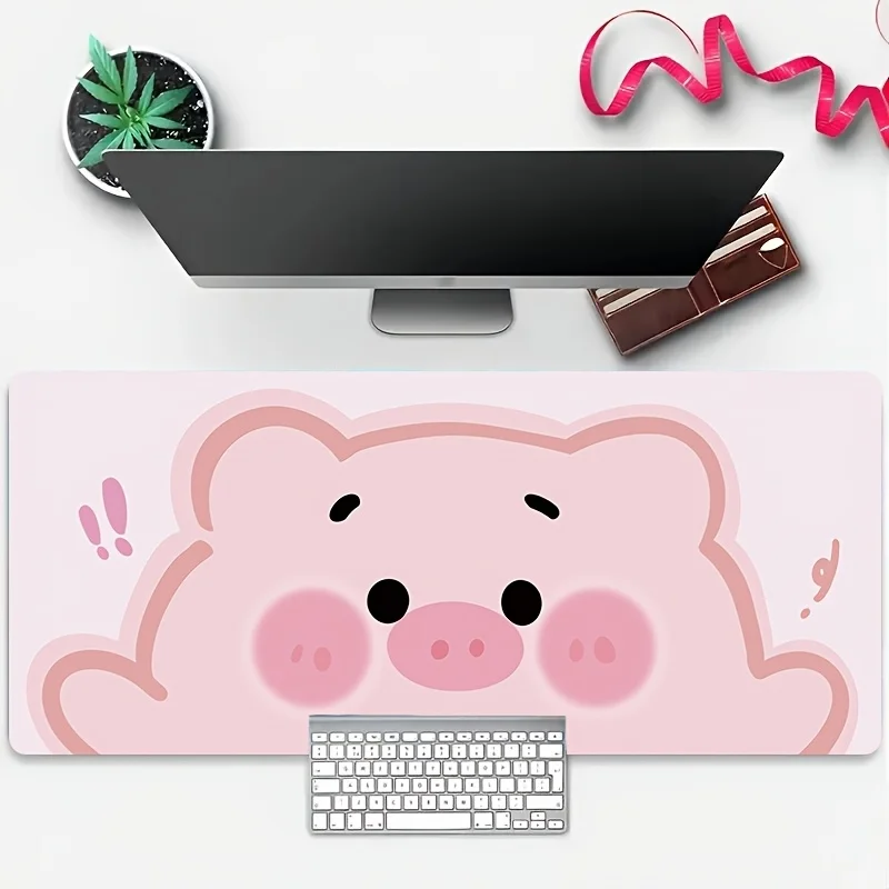 Tappetino per mouse in gomma antiscivolo grande anime da 1 pezzo: lavabile, bordi cuciti, superficie liscia per giochi e uso in ufficio, regalo perfetto per