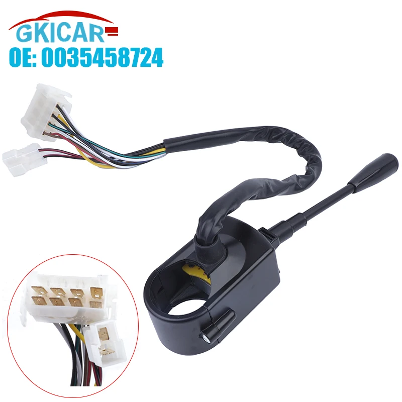 

0035458724 10 Pins Headlight Turn Signal Steering Column Switch For Old Tractor Mercedes Benz Classic