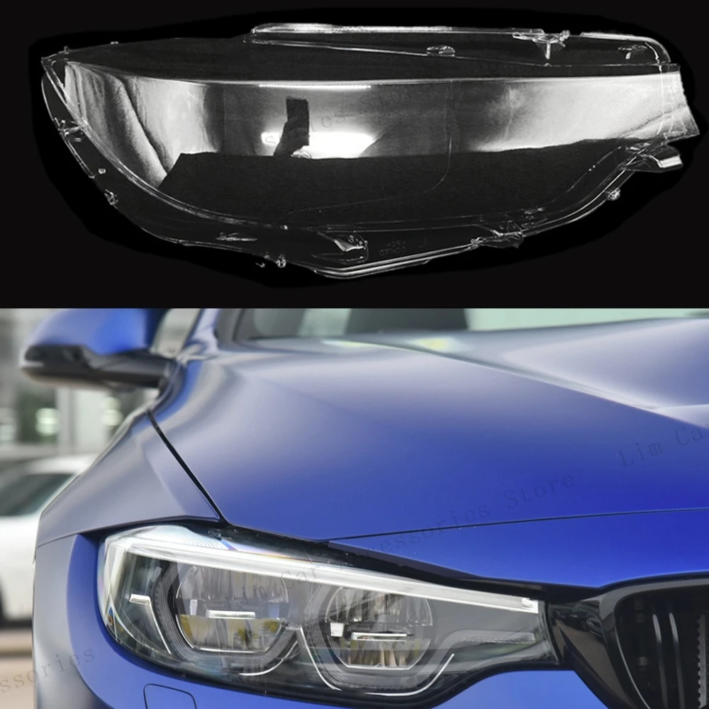 Headlight Cover For BMW 4 Series M3 M4 F32 F33 F36 F80 2017 2018 2019 2020 Headlamp Shell Lampshade Glass Lamp Shade Lens