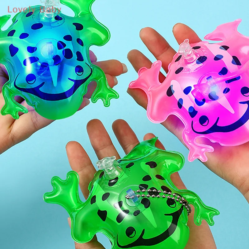【BBS】1Pc 11/20cm Gonfiabile Rana Palloncini luminosi Piscina Festa Gioco d'acqua Palloncini Sport da spiaggia Doccia Rana Giocattoli divertenti