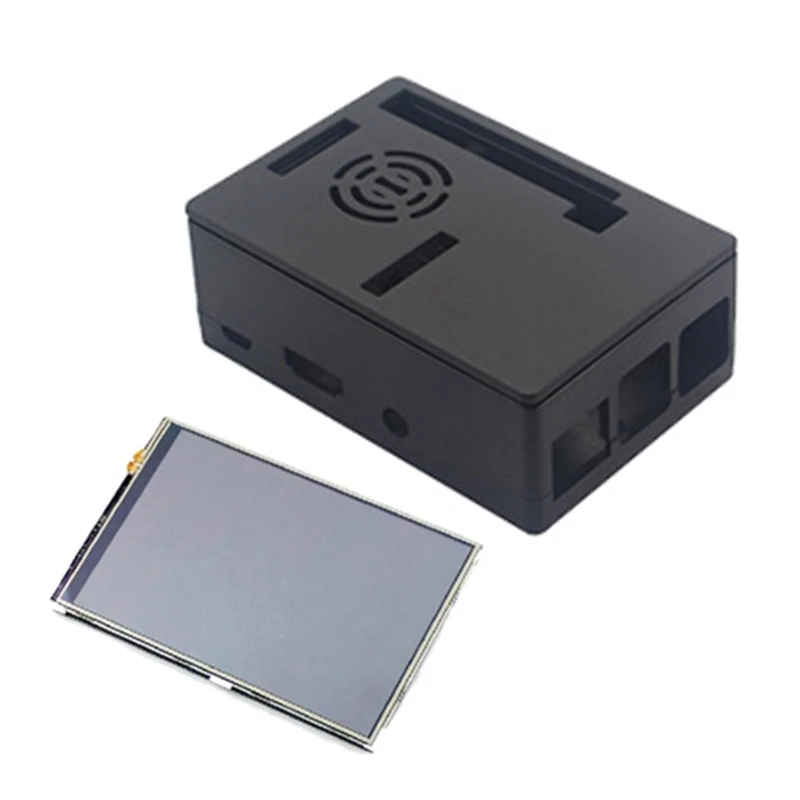 Carcasa de refrigeración para RaspberryPi 3B, pantalla TFT LCD de 3,5 pulgadas (opcional), R2LB