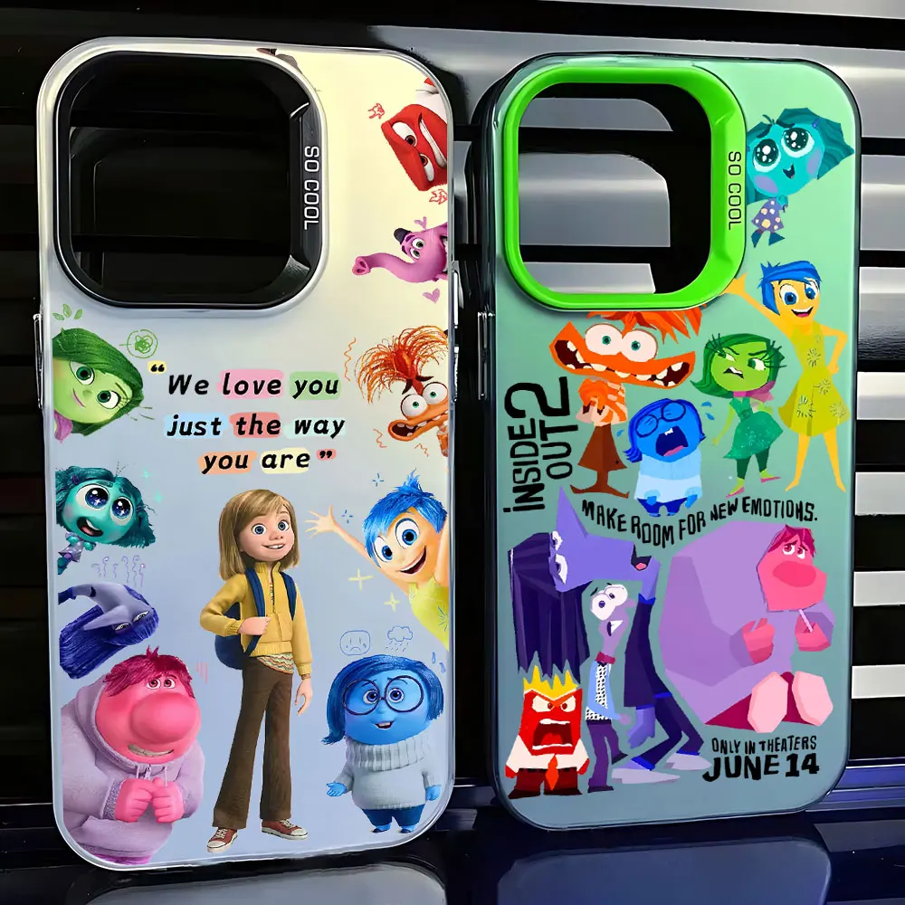 Inside Out Disneys Phone Case for OPPO A5 A16 A17 A18 A31 A37 A38 A53 A55 A57 A58 A74 A76 A78 A94 A98 4G 5G Shockproof Cover