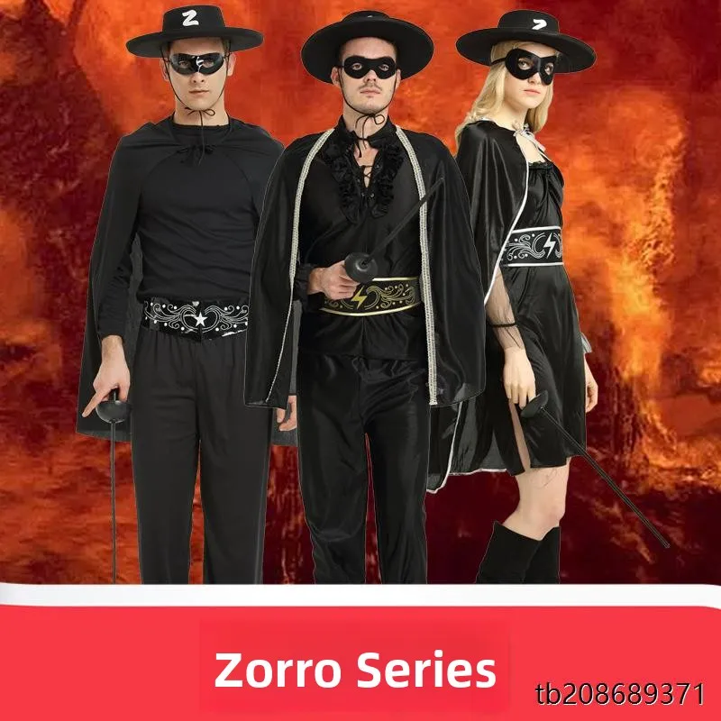 Disfraz de loween para Parejas, Actuación Infantil, Fiesta de Baile, Espectáculo de Maquillaje, Traje de Zorro, Ropa Tradi...