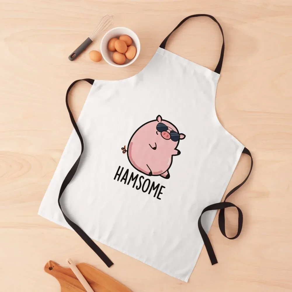 

Hamsome Cute Pig Pun Apron chef costume Waterproof Men gift Apron