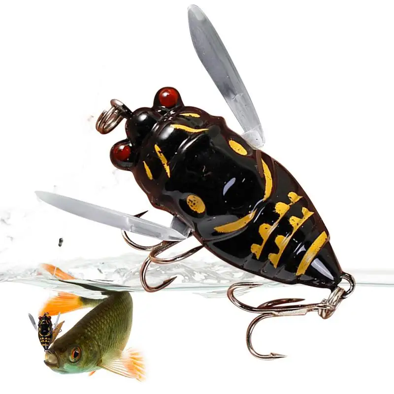 

Cicada Lures For Fishing 3D Holographic Eyes Fishing Hard Lures Fishing Cicada Bait Wear-Resistant Fishing Bait Lures Artificial