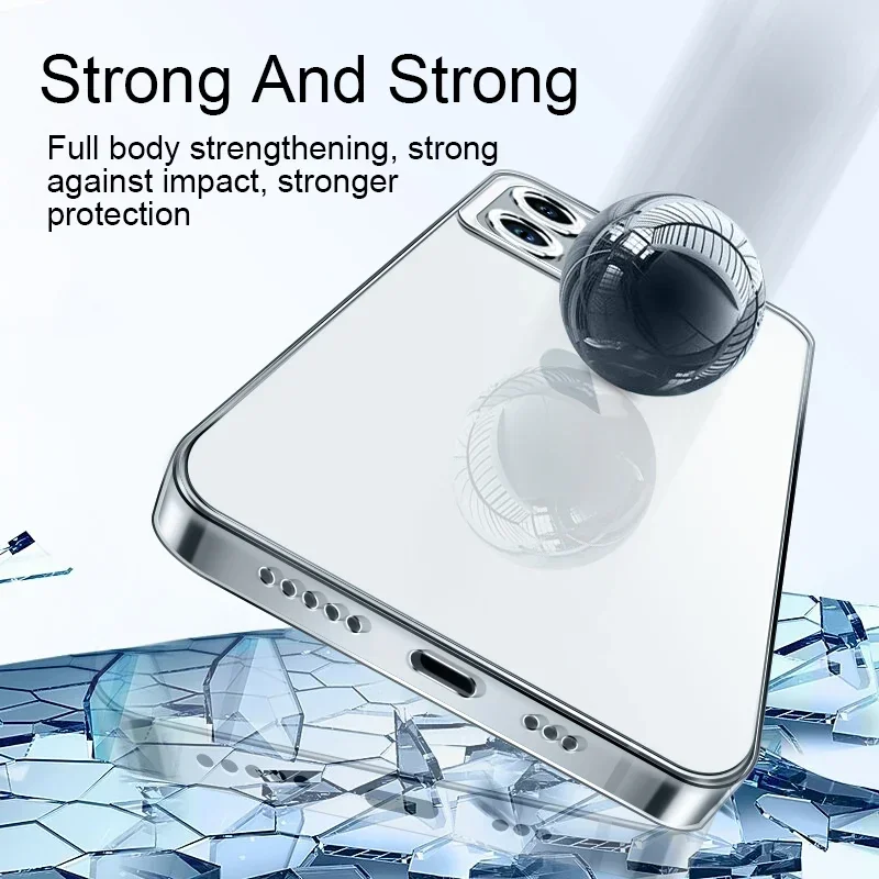 Ultra Thin Transparent Silicone Soft Case For Iphone 13 12 Mini 11 14 15 Pro Max Xs X Xr SE 2022 7 8 Plus Clear Slim TPU Shell image 4