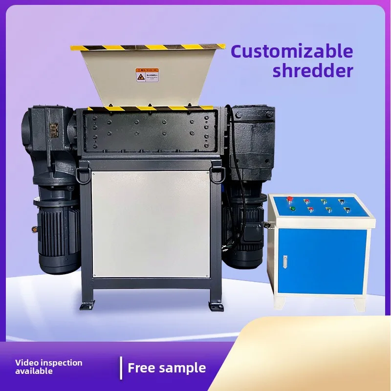 Головка машины Конструкция материалов Двойной вал Пластиковая дробилка для деревянных досок Производитель измельчителей бытовых отходов