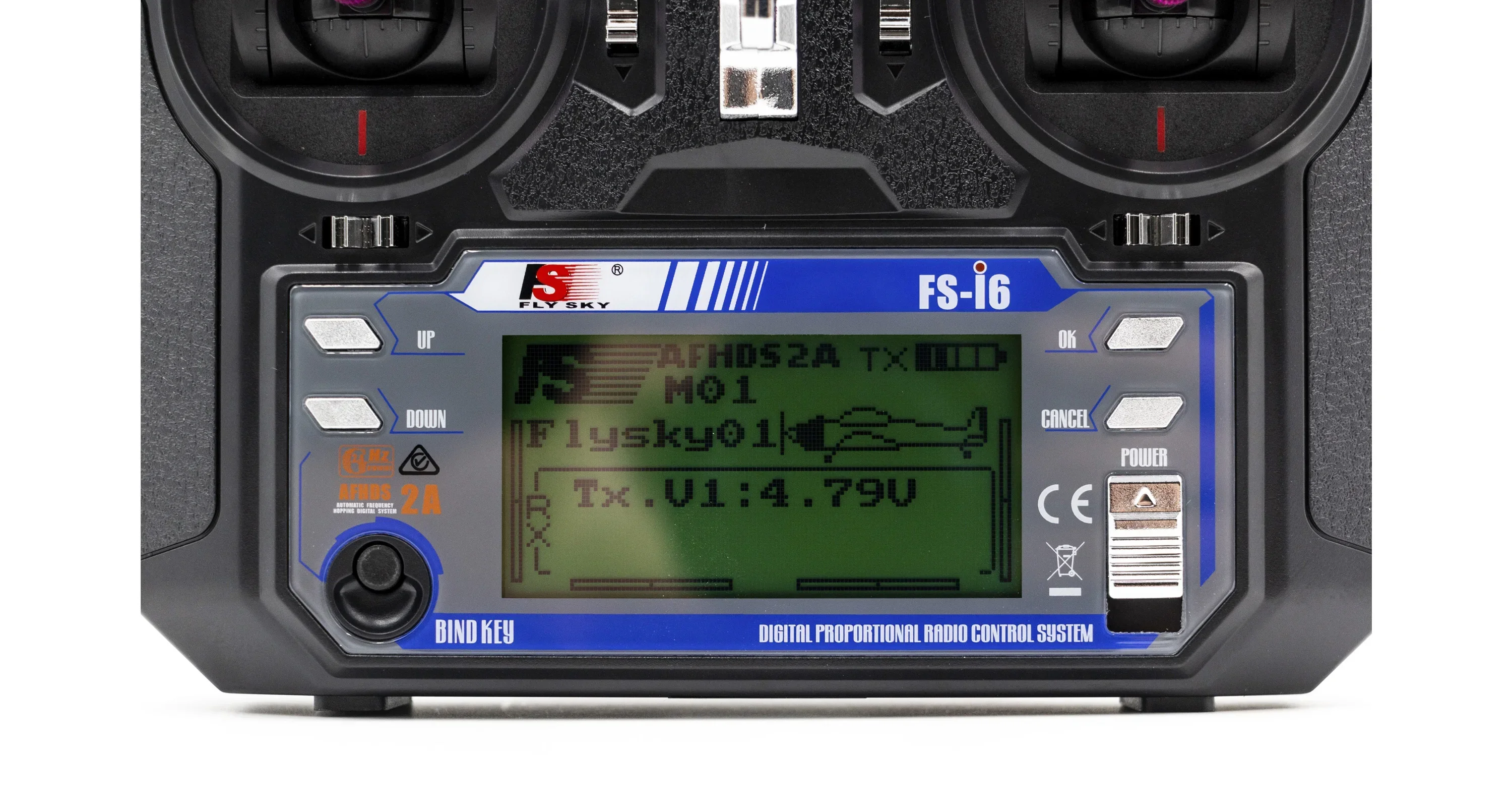 

FLYSKY FS-i6 6CH 2.4G RC Transmitter Remote Controller FS-iA6 Receiver for Model Fixed Wing Helicopter Airplane Quadcopter Part