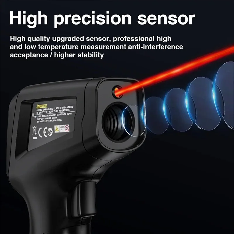 Thermometer Gun Temperature Hygrometer Digital Industrial Thermometer