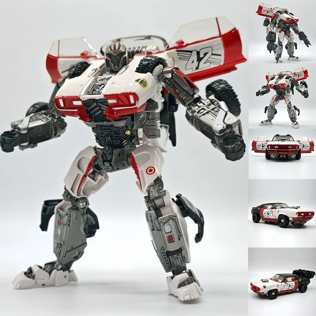 

Transforming Robot TW1033B Great White Warrior Action Figure Boys Collect Toys and Leisure Children Toy Holiday,birthday Gifts