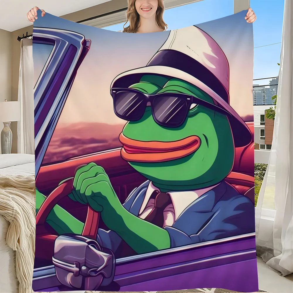 Sad Frog Pepe Colorful Tapestry Wall Hanging Hanging Tarot Hippie Wall Rugs Dorm Home Decor