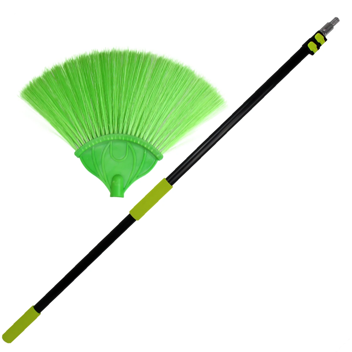 

Extenclean ceiling broom dust brushes extension pole telescopic broom handle from China manufacturer