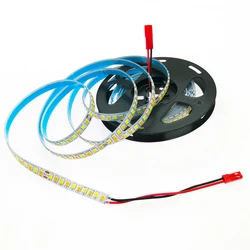 Tira de luces LED para lámpara de araña, cinta de luz Flexible de corriente constante, 3000K + 6500K (51-60W), 2Pin, 220-260mA, SMD2835, 200D/m, 3m/juego