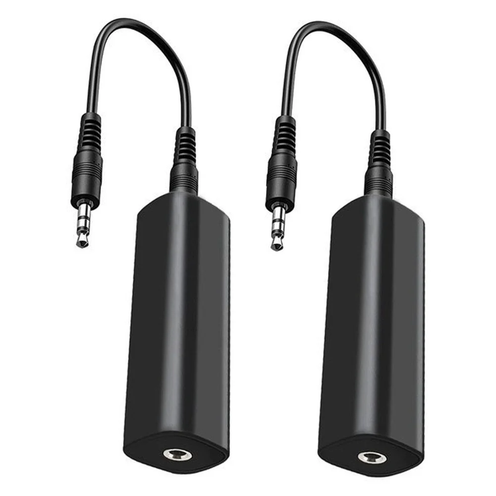Ground Loop Isolator for 3.5mm Aux Connections to Enhance Signal Integrity in Mobile and Stationary Audio Applications