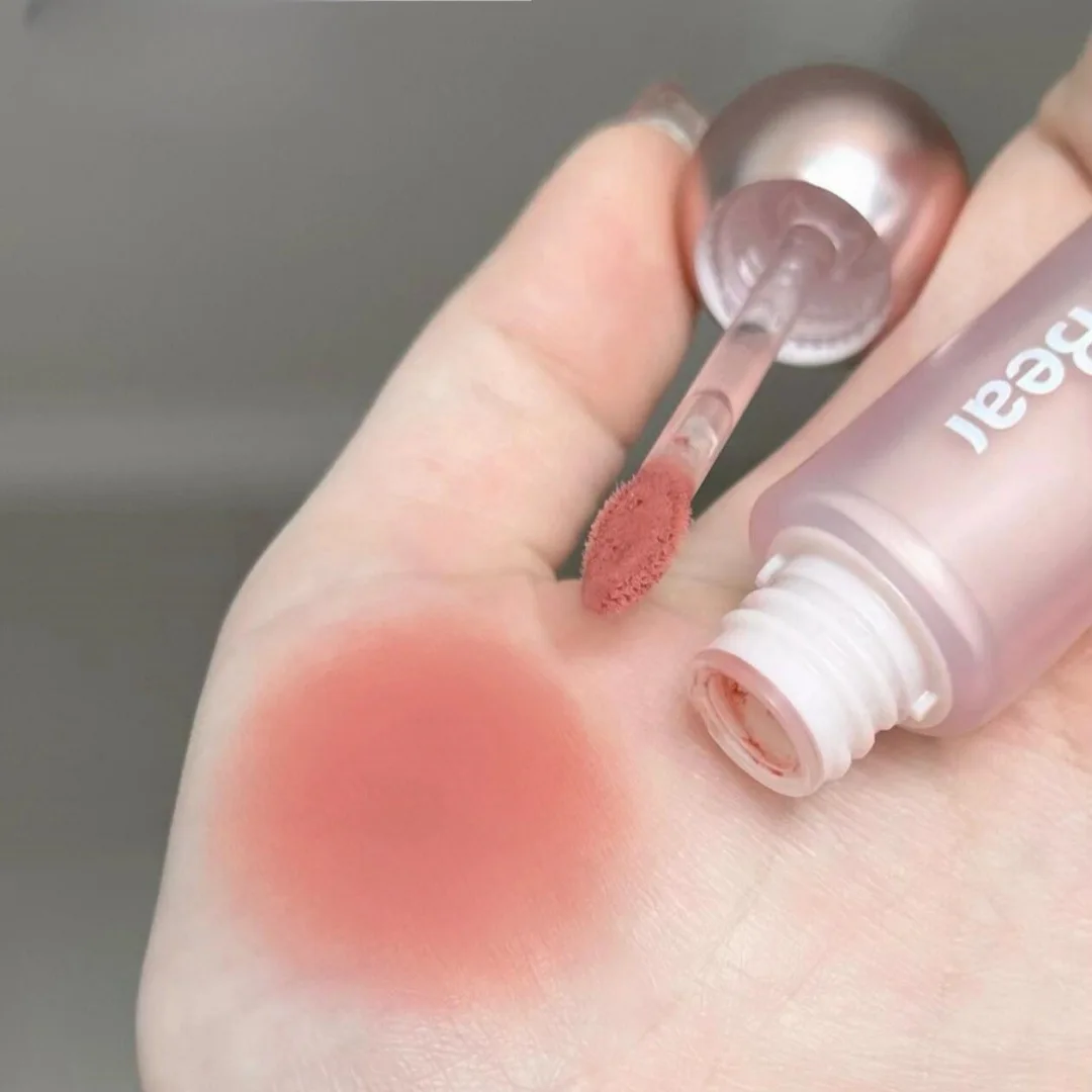 Pinkbear リップペースト リップグレーズ 色褪せない カップに付かない 保湿 非乾燥性 マット 長持ちする口紅 かわいいメイクアップ