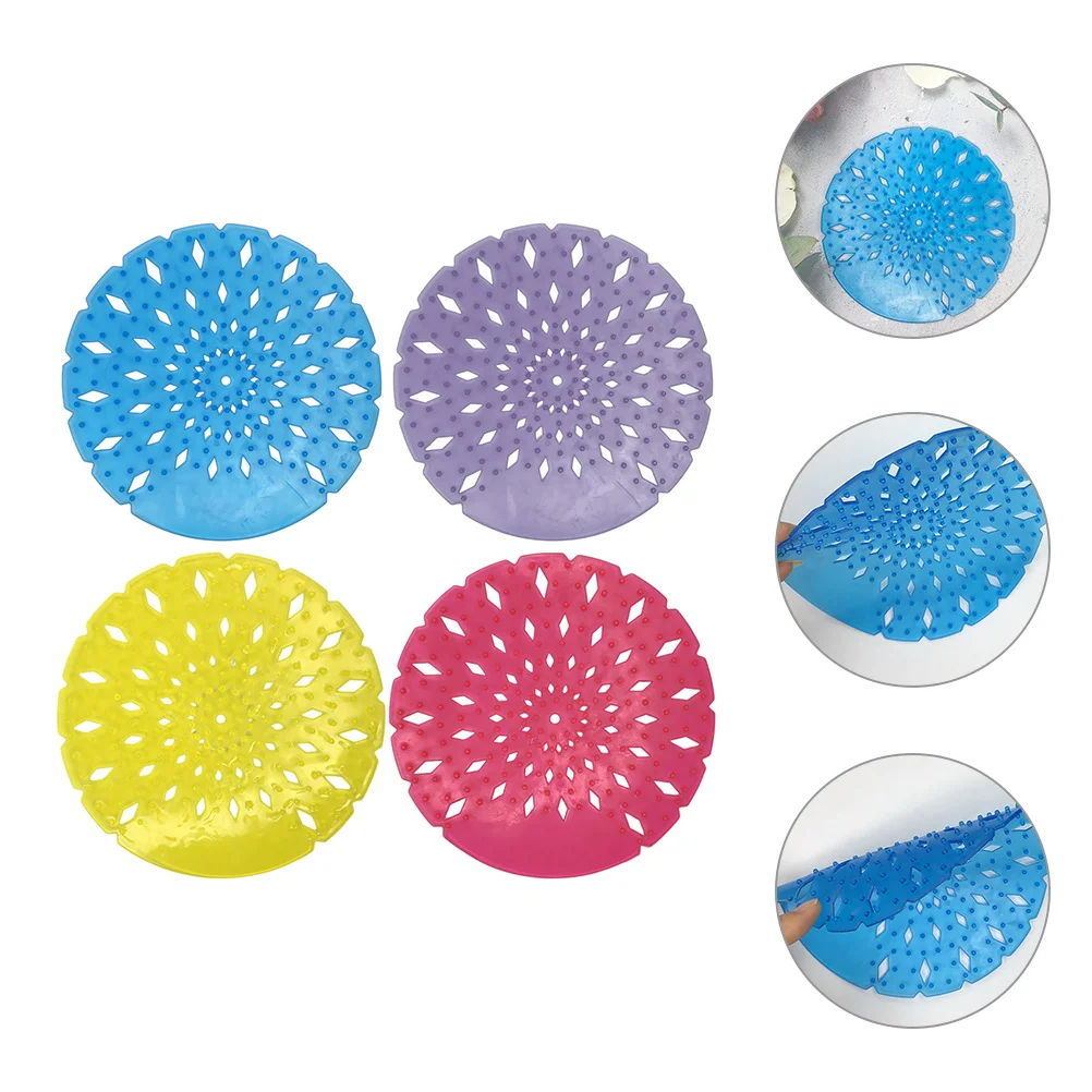 

4 Pcs Urinal Scented Tablets Screen Deodorizer for Toilet Anti-splash Bathroom Cakes