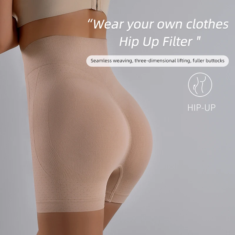 High-Waist Yoga Shorts for Women Tummy Control Booty Lifting Quick-Dry Anti-Exposure Comfortable Fitness Running Sports Pants