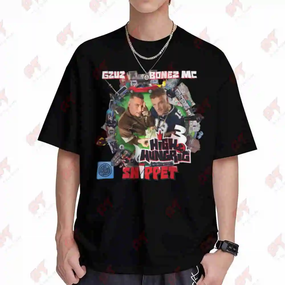 Bonez MC Logo Rap Group Urban Short Sleeve Tee 100% Cotton T-Shirt