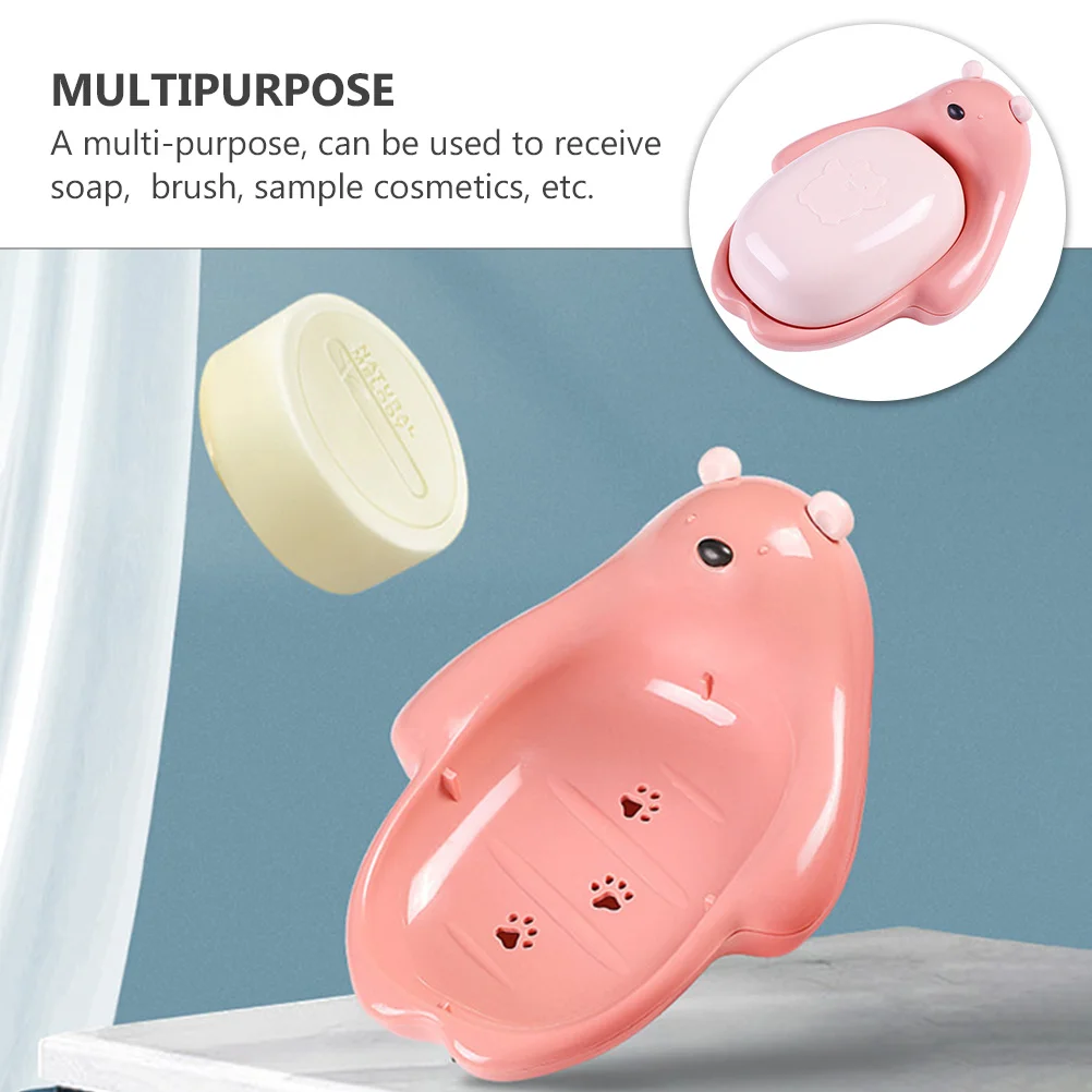 

Контейнер для мыла с двойным отделением, портативный и компактный, с полым дном для влагостойкости, лоток для мыла, для ванной комнаты, дома