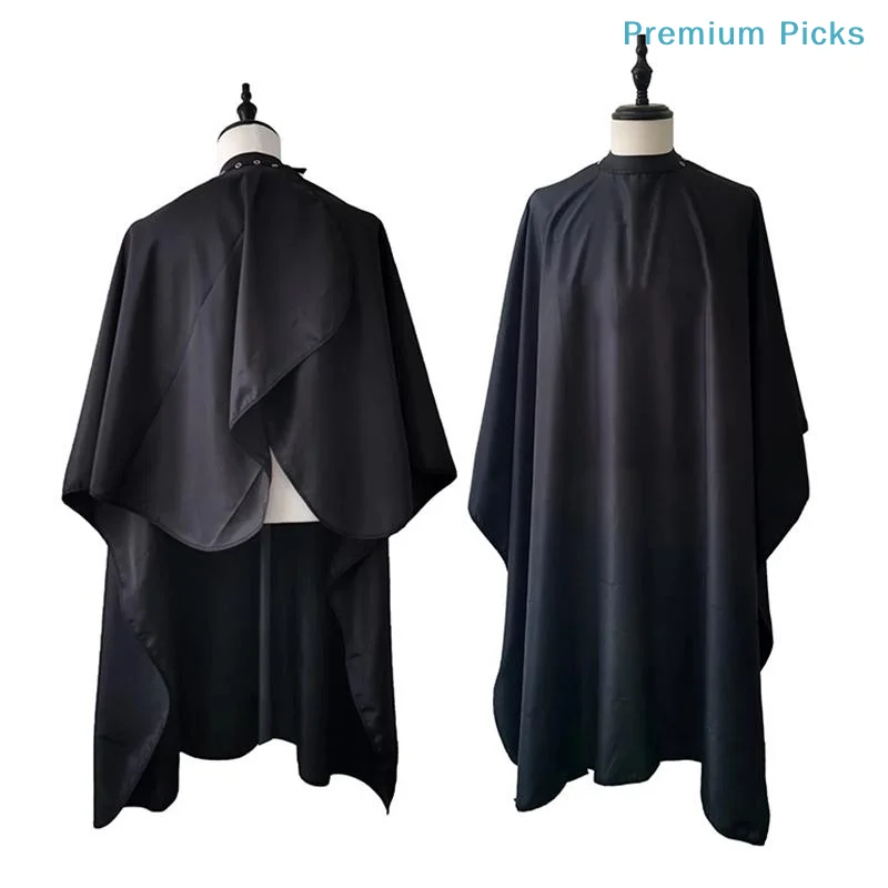 Professional Hairdressing Hair Cutting Cape With Adjustable Snap Closure Salon Barber Cape 140*120cm Waterproof Hairdressing