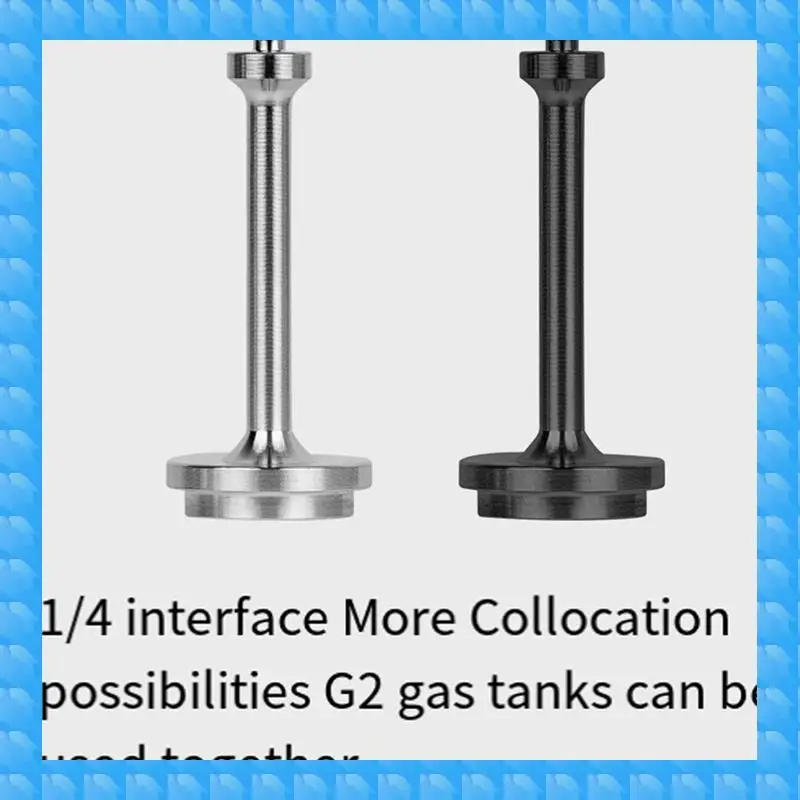 

ETRT Lantern Gas Tank Bracket Camping Gas Tank 1/4 Adapter Portable Lanterns Extension Rod For Camping G2 Gas Tank Silver