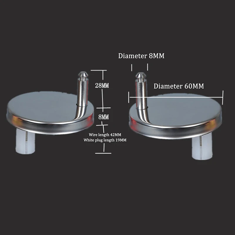 مقاعد المرحاض العالمية العلوي الإصلاح المفصلي الأجهزة المنزلية مقعد المرحاض مفصلات لينة الإصدار سريعة تناسب استبدال الملحقات