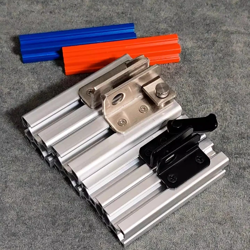 Industrial Aluminum Profile Accessories 3030/4040 Door Buckle Left and Right Open Flat Buckle Latch Door Lock