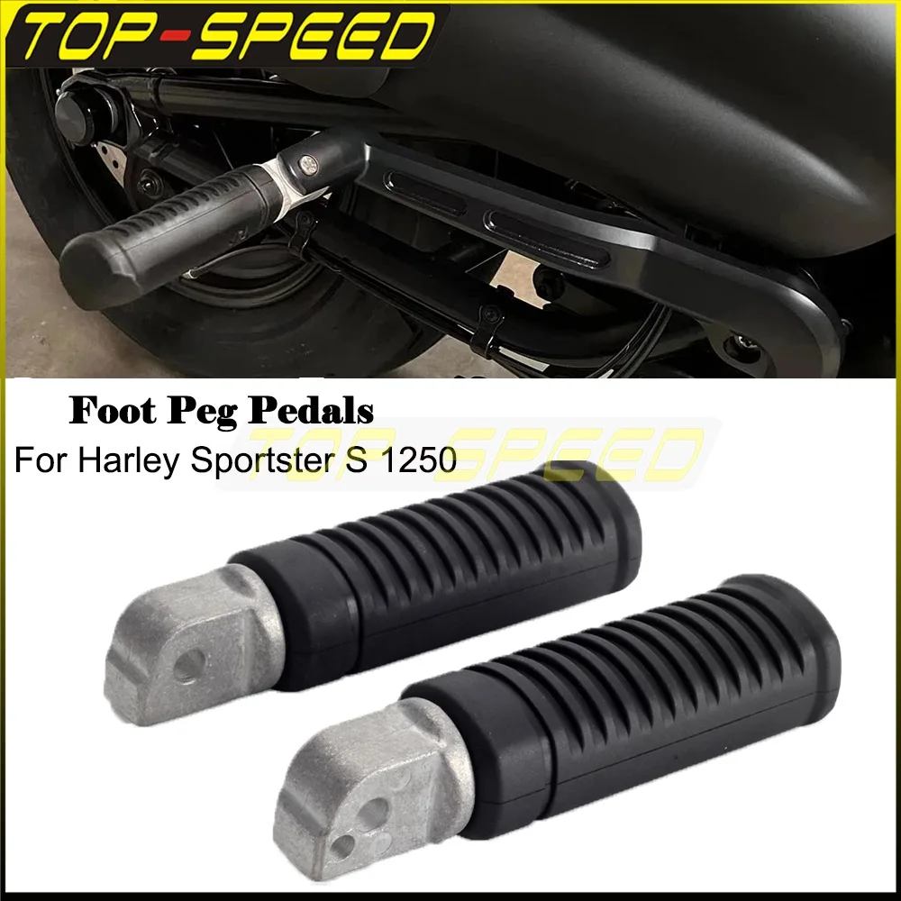 

2021-22 For Sportster S 1250 RH1250 RH 1250 Accessories Motorcycle Passenger Non-slip Rear Footpeg Pedals Foot Rest Footrest Kit