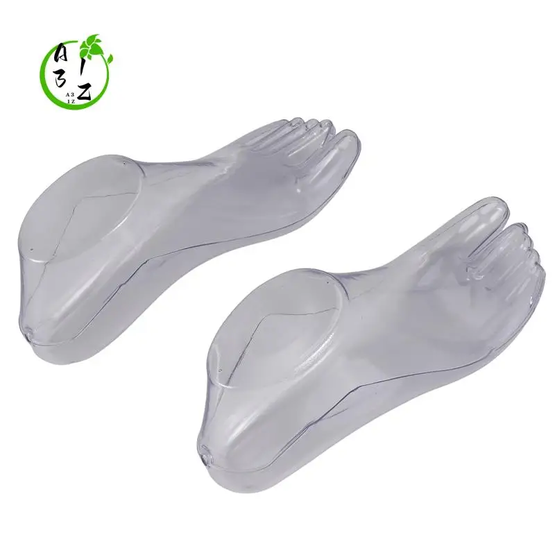 A31Z-1Pair Female Feet Mannequin Thong Style Foot Model For Sandal Shoe Sock Jewelries Display