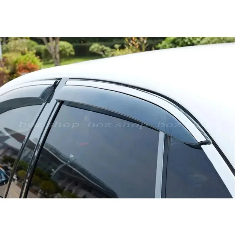 For BYD Seagull Car Side Window Deflector Weather Shield Window Visor Rain Eyebrow Shelter Auto Car Exterior Refit Accessories