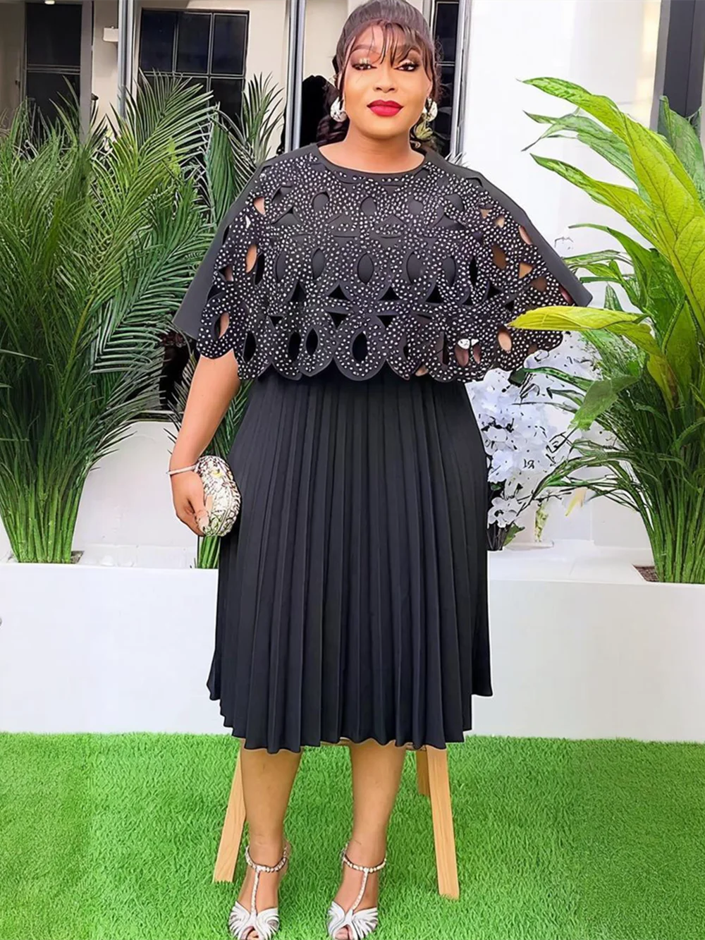 فساتين أفريقية أنيقة للنساء Dashiki أنقرة مكتب سيدة ملابس رداء حجم كبير تركيا مساء حفلة فستان طويل 2025