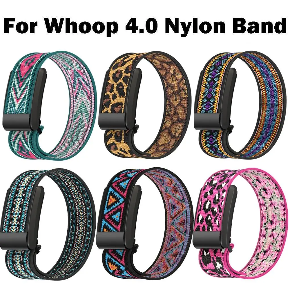 Fascia fitness in nylon di alta qualità Cinghia di ricambio elastica regolabile Fascia fitness portatile traspirante per Whoop 4.0
