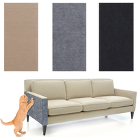 Cat Scratching Mat Self-Adhesive Trimmable Carpet Cat Scratching Post Carpet for Anti-scratching Sofa Furniture Protection