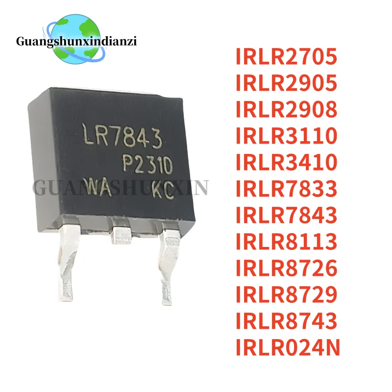 10PCS 100% NEW LR2905 LR024N LR3110 LR7833 LR7843 LR8113 LR8726 LR2705 LR2908 LR3410 LR8743 LR8729 TO-252 Best Quality In Stock