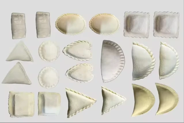 USA Empanada Machine Automatic Make Samosa Folding Empanadas Big Patty Dumpling Making Machine Pie Forming Perogie Maker Machine