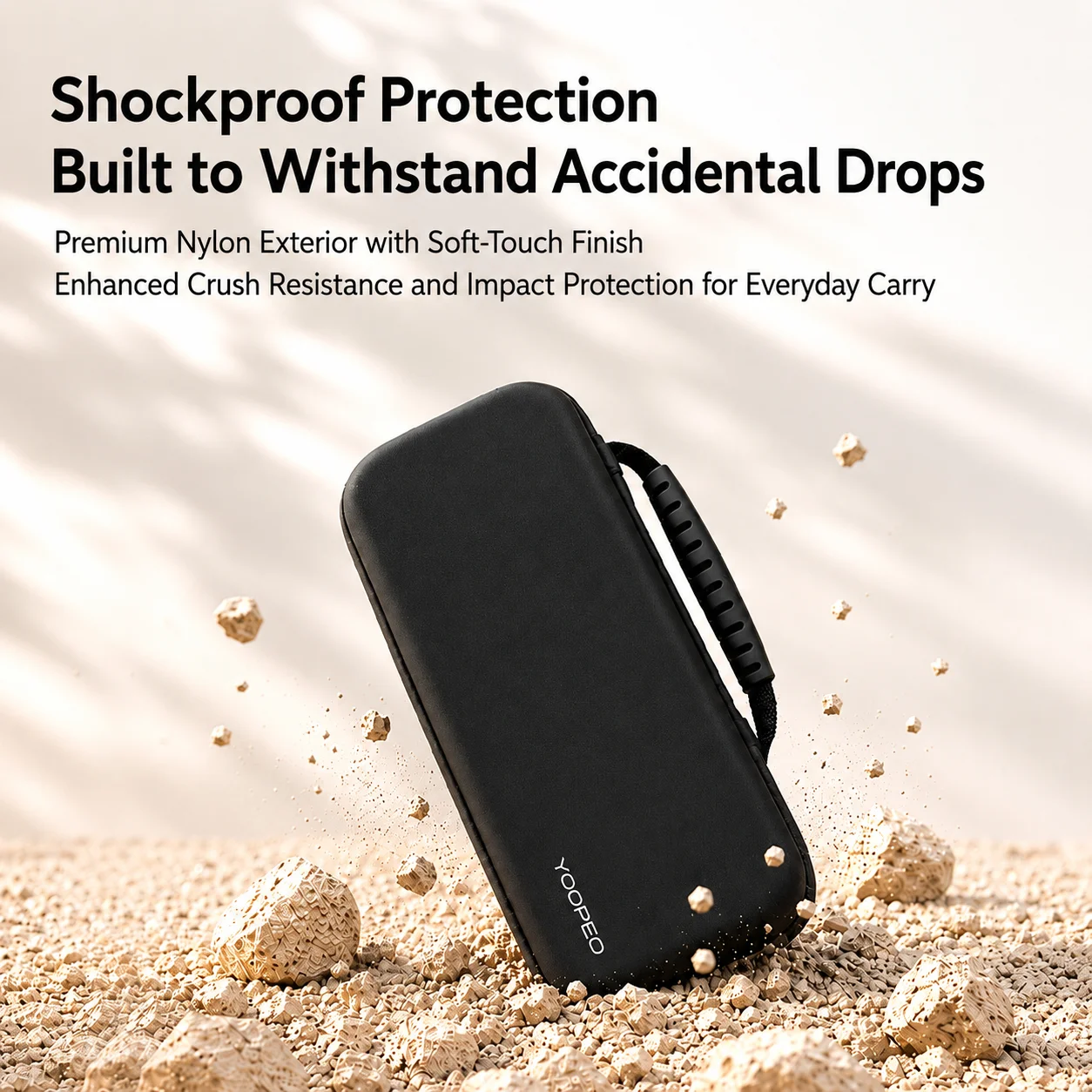 YOOPEO Carrying Case Storage Bag for Mobapad M12, NYXI Hyperion 3 & Switch 2 Console Zipper Shell Shockproof Protective Case