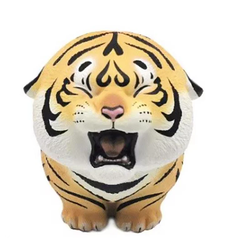 

In Stock Original Genuine KONGZOO Little Zoo Tiger Cub Calling MA Super Cute Model Animation Character Action Toy