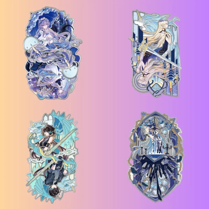Wuthering Waves GAME 15CM Acrylic figure stand Figure Desktop ornament Collecting accessories keychain Festival Christmas