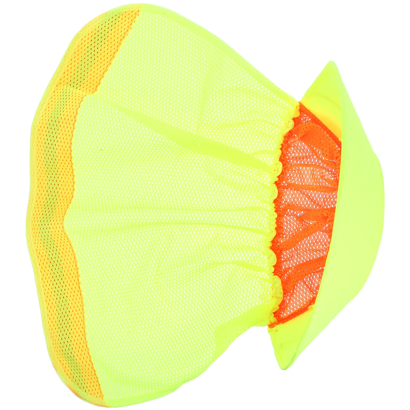 

Hard Hat Brim Shade Neck Drape Yellow Color Men Construction Sun Protection Adjustable Visor Full Brim Mesh