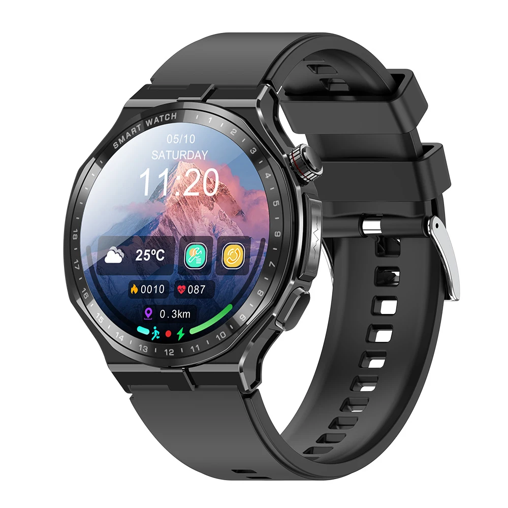 

SIM 4G Calling Smart Watch AMOLED Display 2GB+16GB GPS Wifi Bluetooth Watches Blood Pressure Heart Rate ECG Smartwatch Men