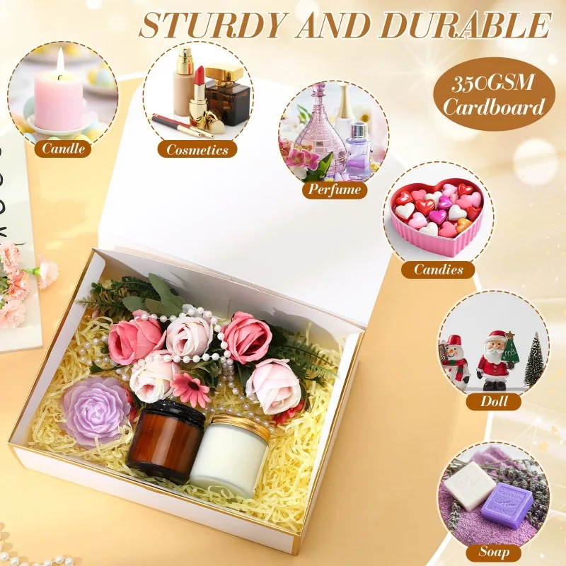 5 Stück schwarze Geschenkboxen mit Deckel, luxuriöse schwarz-rosa Geschenkboxen mit Schleife, Boxen für den Trauzeugen, Brautjungfernboxen, Abschlussgeschenke. – Detail 1