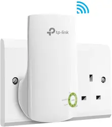 Tp-link N300 universal Wi-Fi range extender, wide bant/Wi-Fi extender, wi-Fi booster, plug and play WPS TL-WA854RE