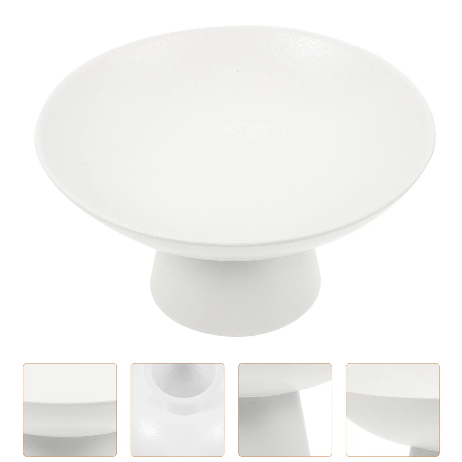 

High Tray Ceramic Fruit Bowl for Dessert Serving Cake Display Functional Food Container for Home Party Banquet Use