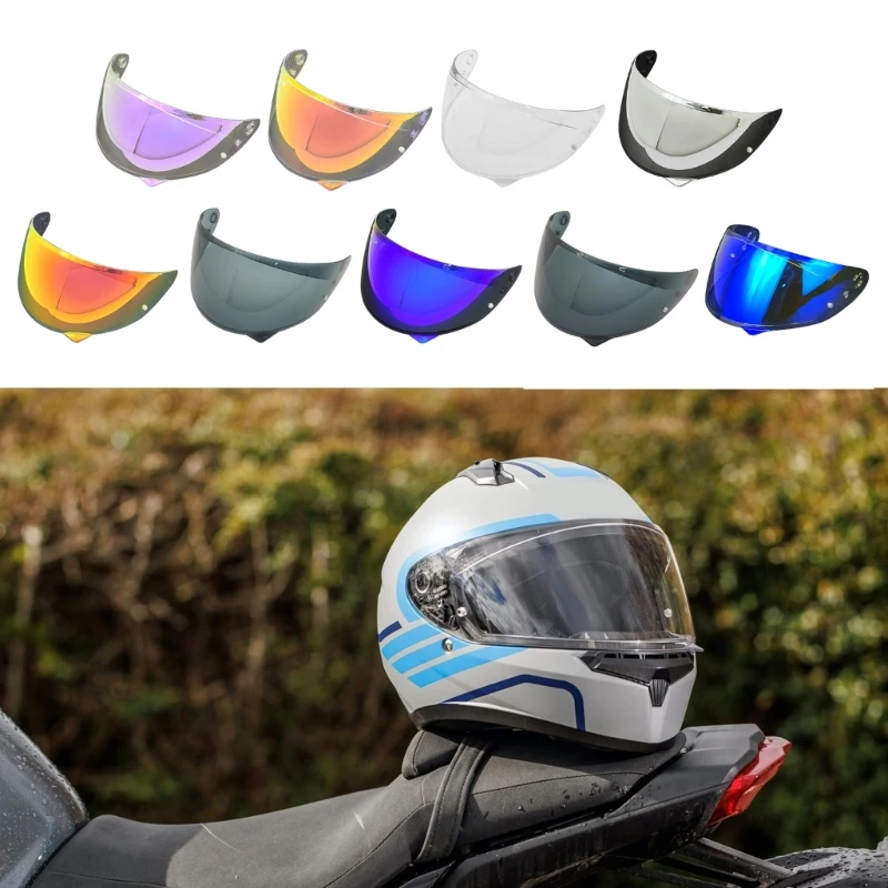 Motorcycle Visors Shielding Fog Resistant Enhances Safety Motorcycle Helmets Lens Motorcycle Spare Suitable for HJC C10