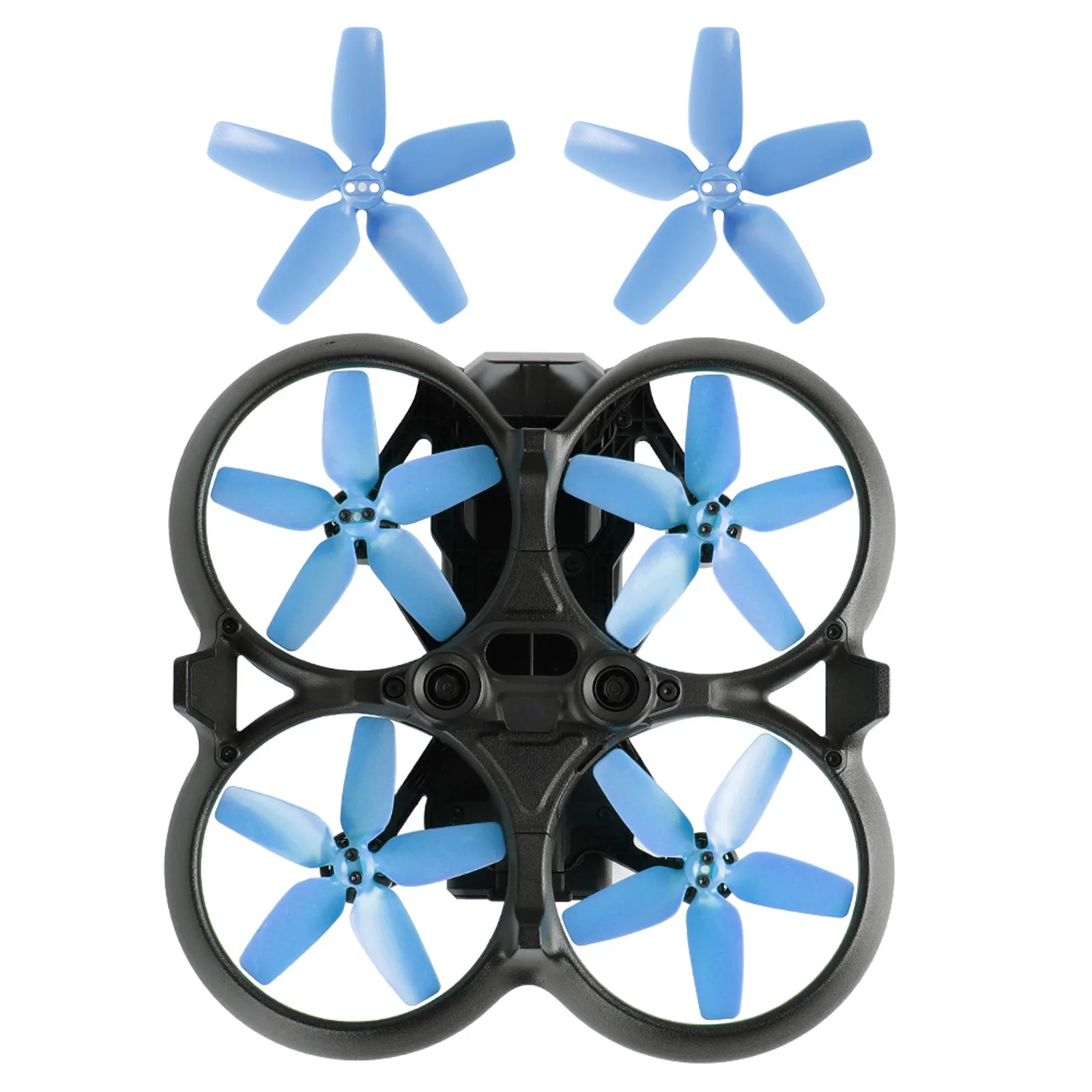 4PCS 5-Blade Propellers for DJI Avata Drone Props Colorful Blades Replacement Wing Fans with Screws Screwdriver FPV Accessories