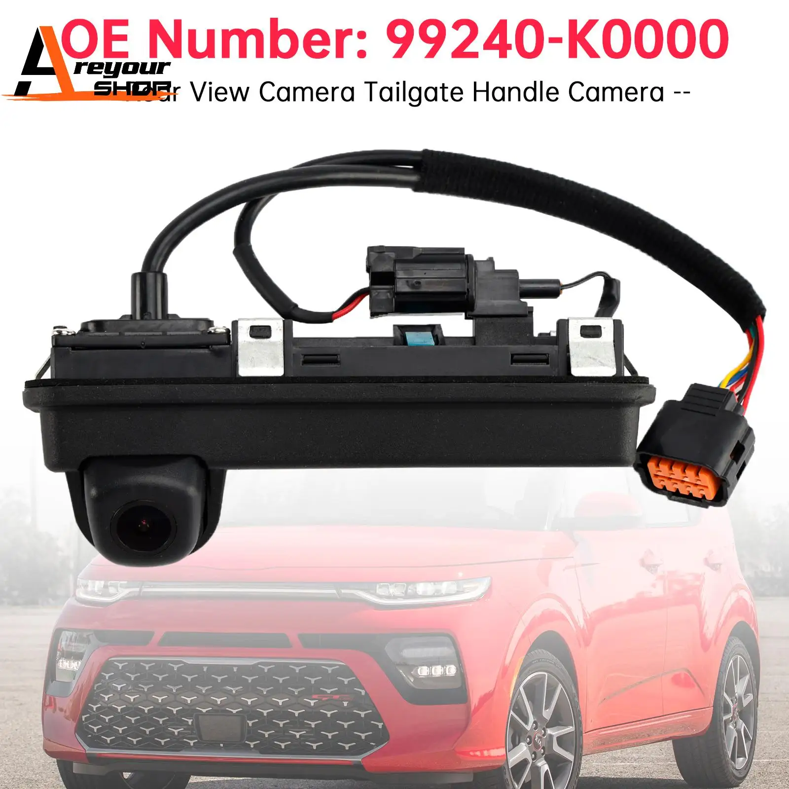 Rear View Camera Tailgate Handle Camera 99240-K0000 for Kia Soul 2020 2021 2022